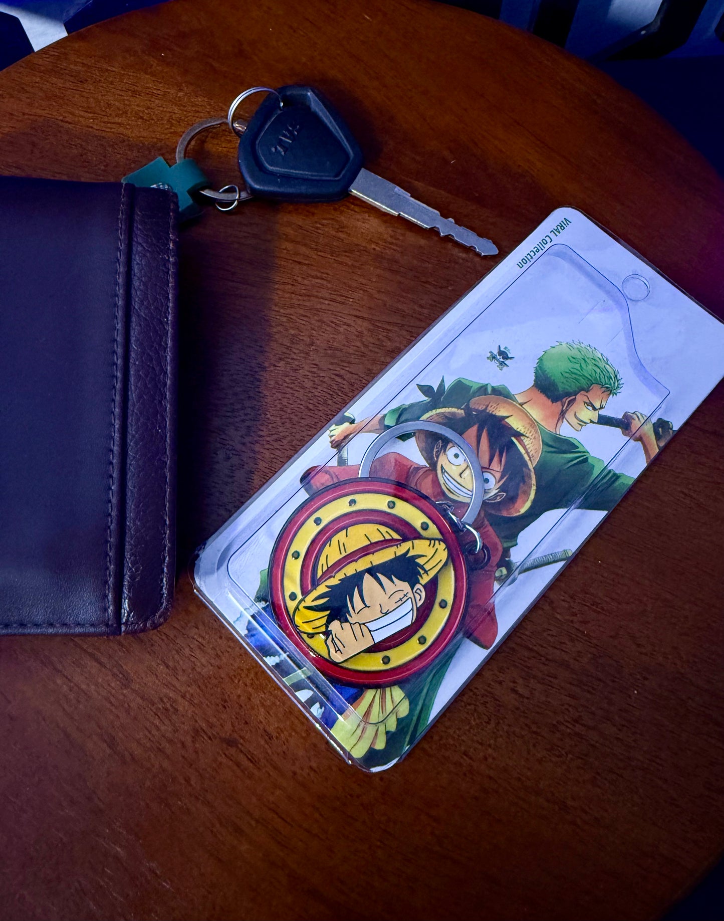 Straw Hat Captain – Luffy Premium Metal Spinner Keychain
