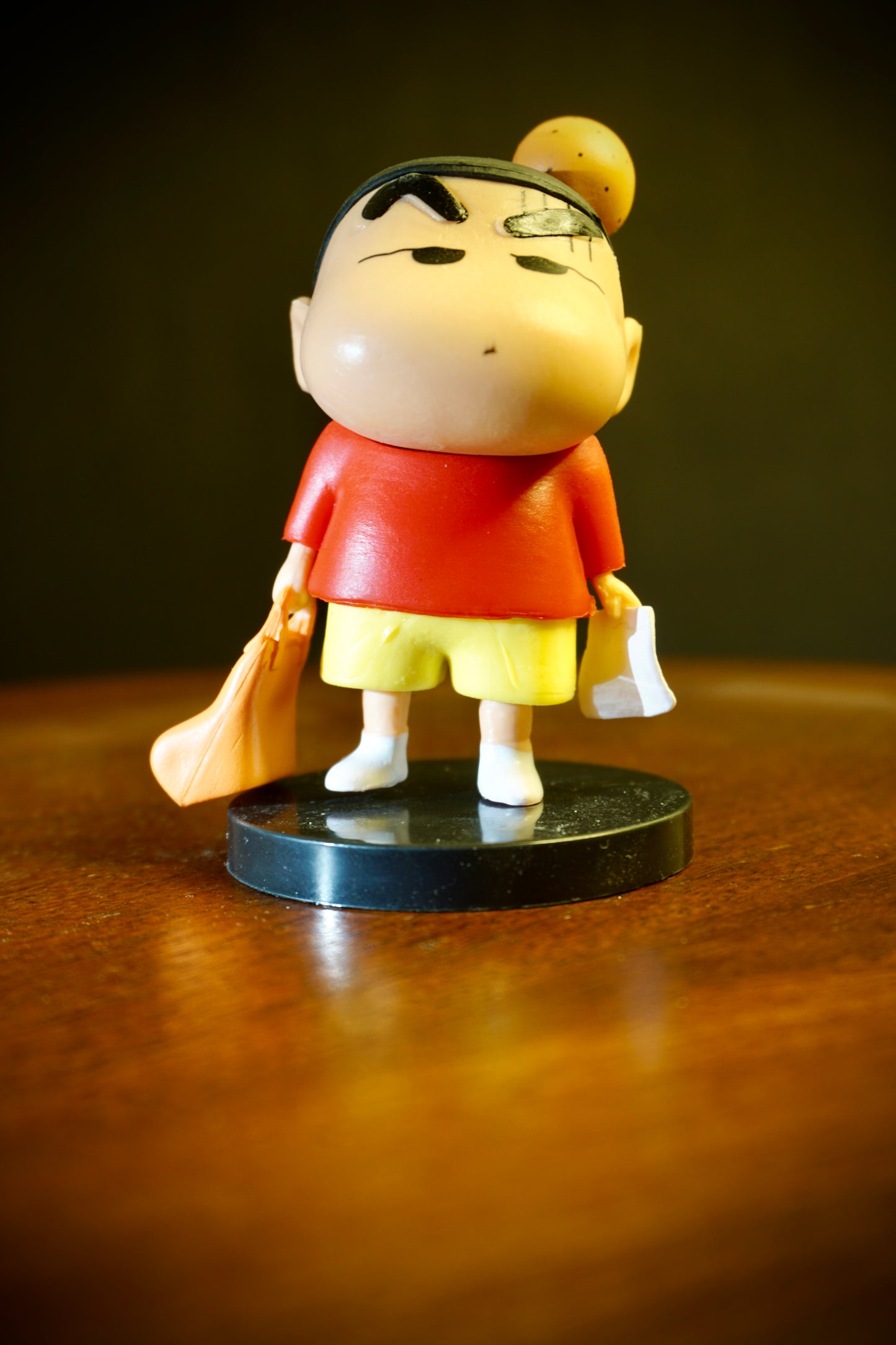 Grumpy Shin-chan figurine