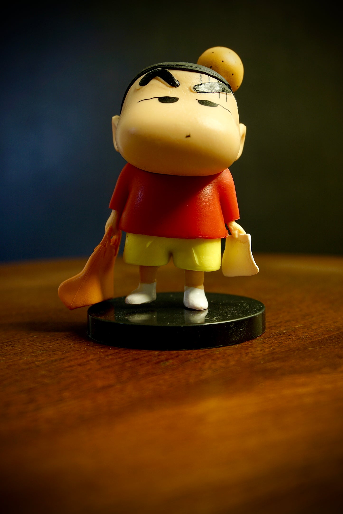 Grumpy Shin-chan figurine
