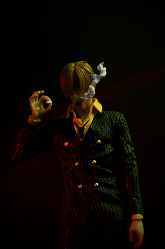 Black Suit Sanji – Stylish Pirate Chef Figure 36 cm
