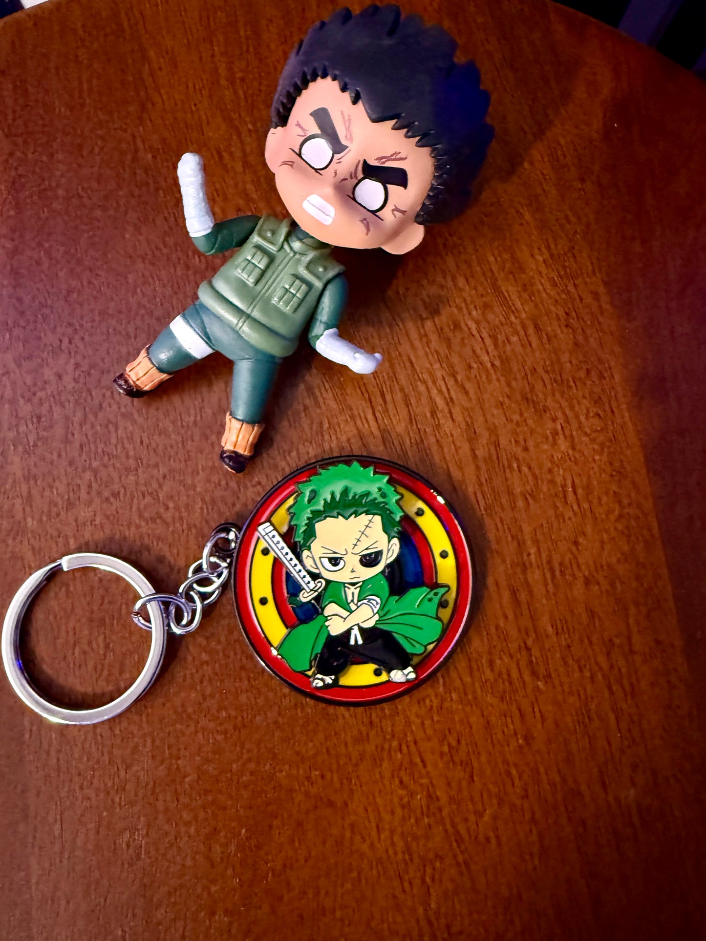 Pirate Hunter Zoro – Chibi Swordsman Spinner Keychain