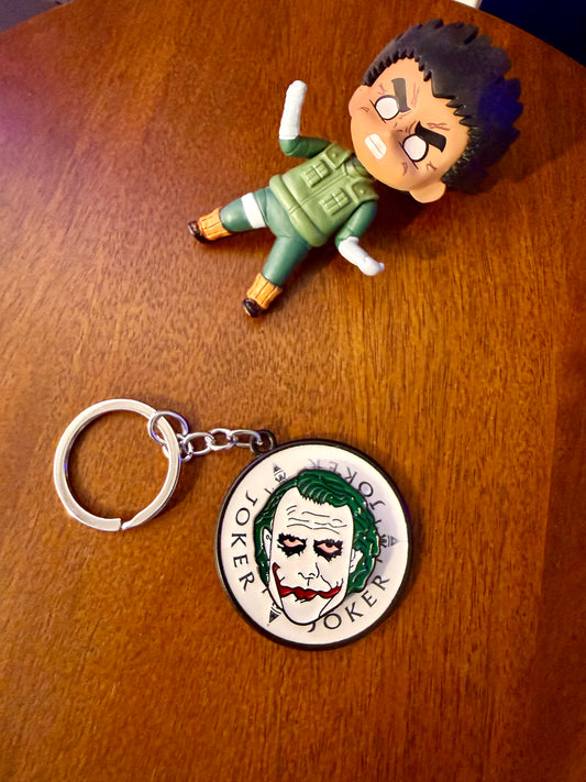 Clown Prince of Chaos – Joker Premium Metal Spinner Keychain