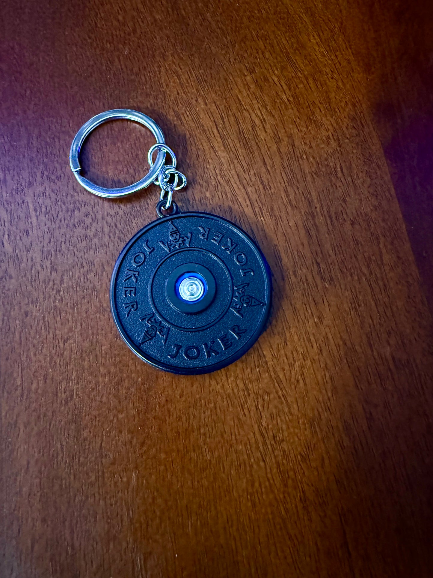 Clown Prince of Chaos – Joker Premium Metal Spinner Keychain