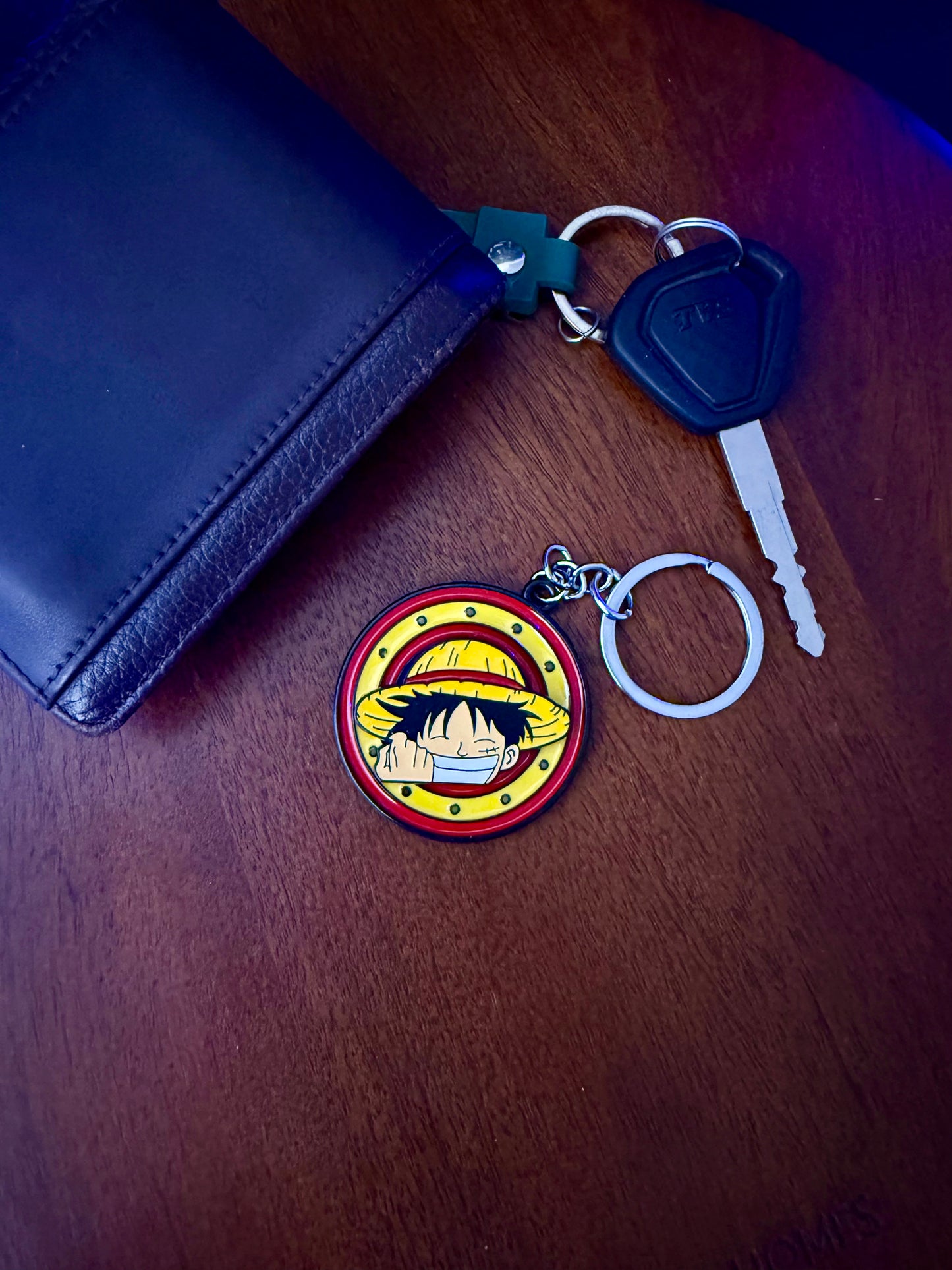 Straw Hat Captain – Luffy Premium Metal Spinner Keychain