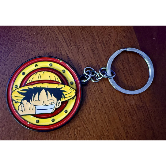 Straw Hat Captain – Luffy Premium Metal Spinner Keychain